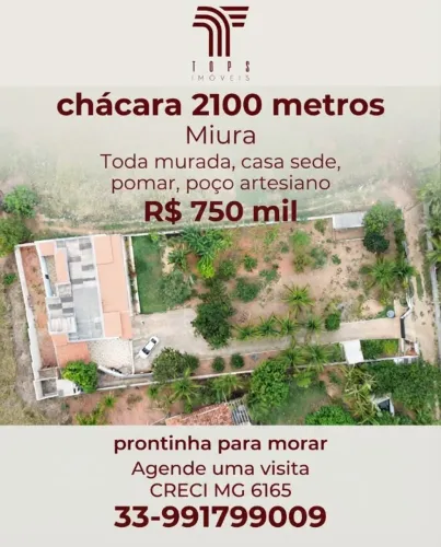 Chácara 2100 m Miura