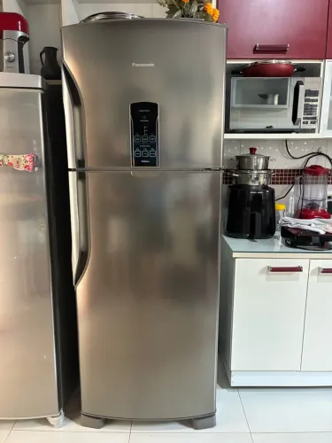 Geladeira Panasonic 483L Frost Free Inox/Aço Escovado - 127V