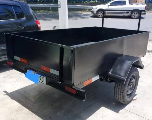 Carretinha reboque pra 500kg