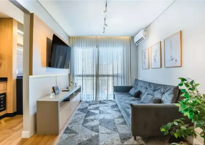 Apartamento 1 Quarto mobiliado para alugar, 50m² - Cambuí