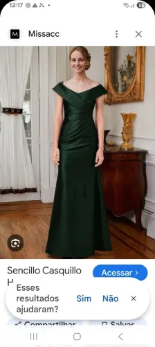 Vestido estilo clássico M $100,00