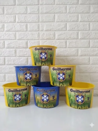 Baldes personalizados seleção brasileira 
