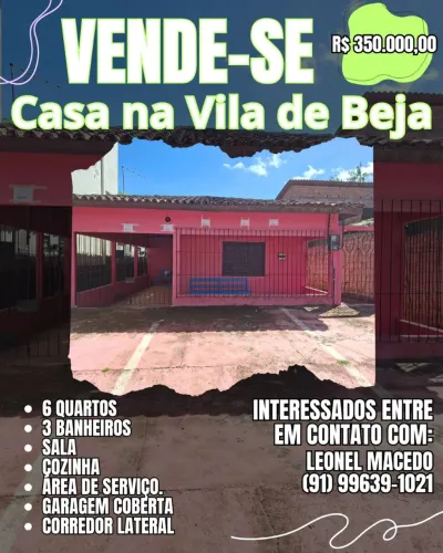 Casa a venda na vila de beja