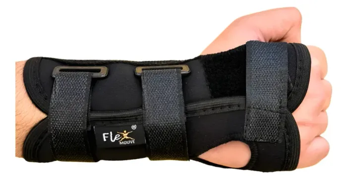 Munhequeira Flex Mouve para Punho e Mão Preta Tamanho P - NOVA