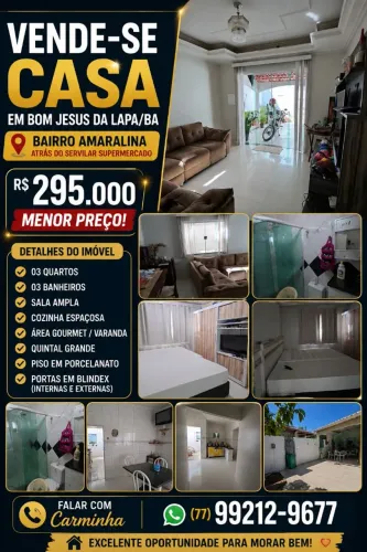 Vende-se casa atrás do servilar supermercado 