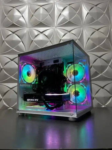 PC Gamer Ryzen 5 5500 + RTX 3060 Ti + 16GB | Montado, Windows, NF e Garantia
