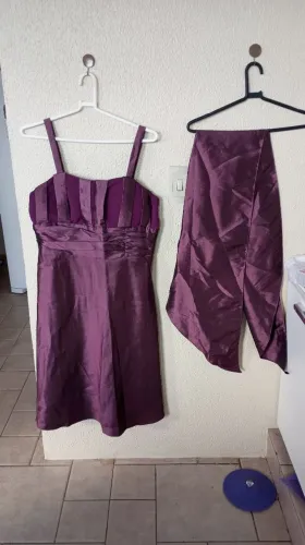 Vestido de festa em Tafetá plus size