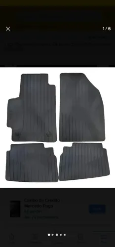 Tapete borracha Original Onix Hatch