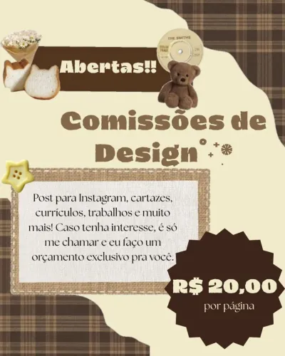 Comissões de Desing!