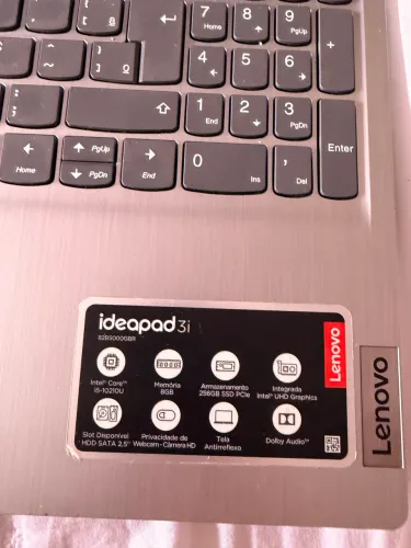 Notebook I5 Ideapad 3i, 10° geração, perfeito!