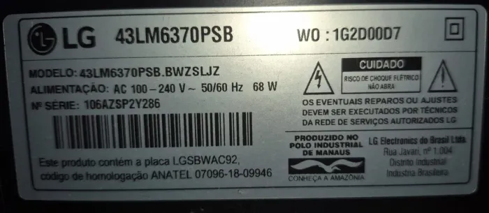 Vendo Tv 1 mês .com tela quebrada 