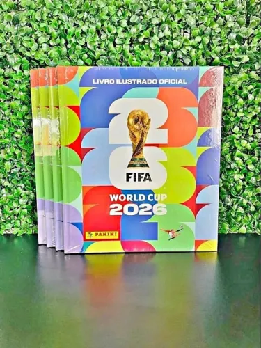 CAPA DURA Álbum Copa do Mundo 2026 Poucas unidades A Pronta Entrega