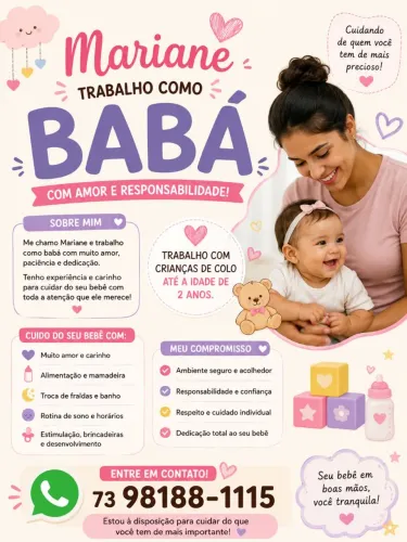 Babá em lauro de freitas no parque Santa rita ?