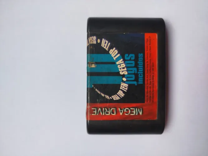 Cartucho Sega Top Ten para mega drive.