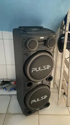 Caixa de Som Pulse Torre Dupla Seminova - Excelente Som! ?