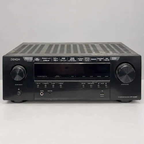 Receiver Denon AVR-S540BT 5.2 Canais 4K Bluetooth