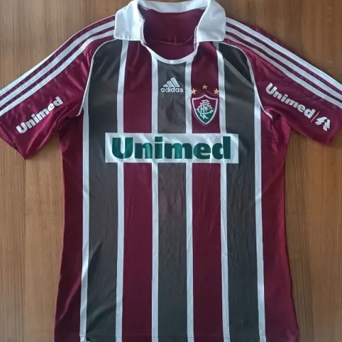 camisa original 2009 fluminense tamanho g adidas tricolor
