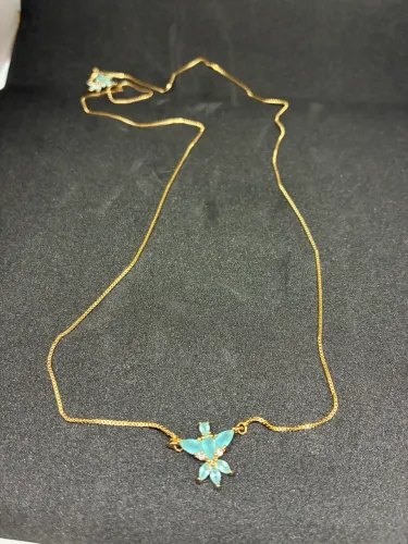 Colar feminino banhado