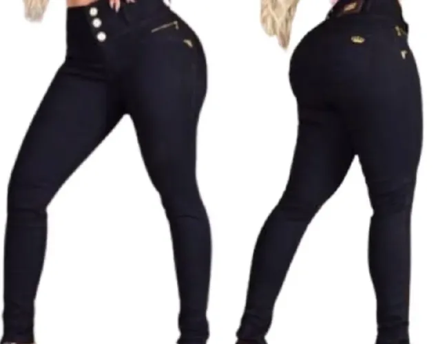 Calça jeans preta nunca usada 