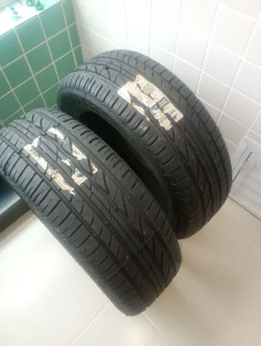 Par de pneus Remold 205/55/r16 novos / entrego/ac cartão