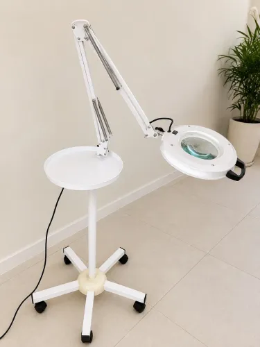 lupa luminária articulada para e