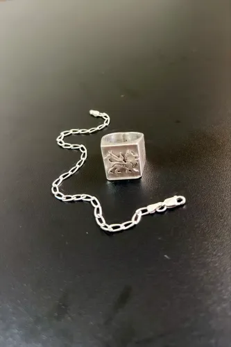 Pulseira e anel de prata 925