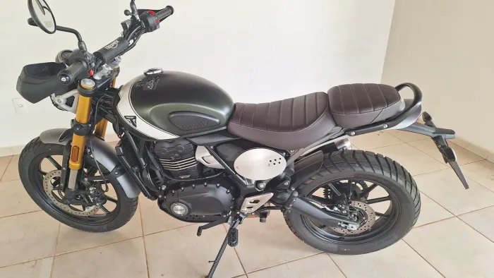 Scrambler 400X 2025 único dono com 5.200km