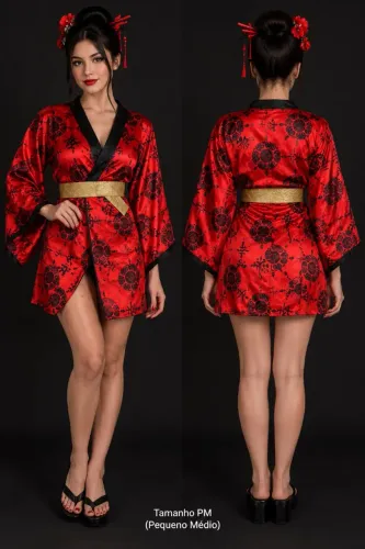 Fantasia de japonesa tam P/M ADULTO