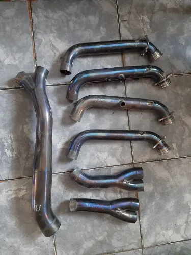 Akrapovic full Bmw S1000rr - coletor para ponteira 65mm