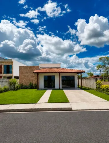 Casa para Locação no Condomínio Fazenda Real | 3 Quartos | Cozinha Gourmet | Climatizada