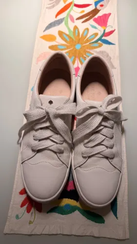Tênis feminino Kate Spade branco couro 39