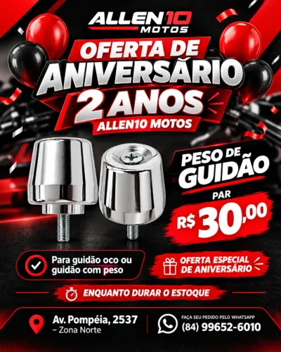 Peso para guidão 