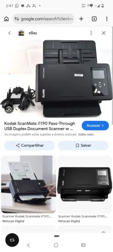scanner kodak alaris i1190