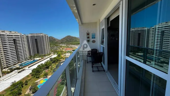 Apartamento à venda, 02 Suítes, 01 vaga, Vista Mar e Lagoa, Ilha Pura, Barra Olímpica - Ri