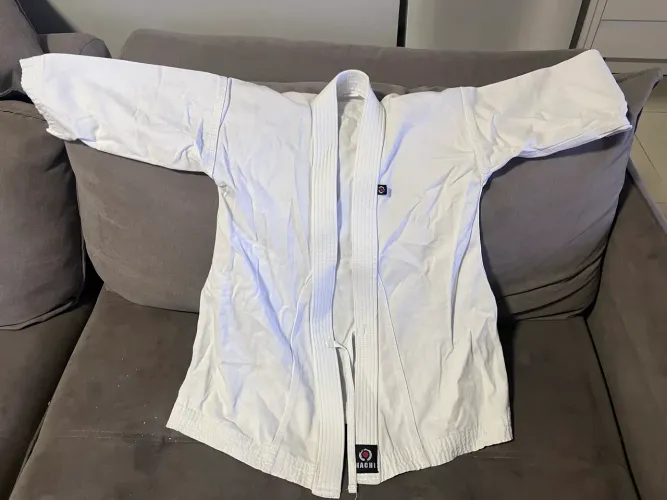 Kimono Hachi branco unissex tamanho 00