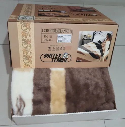 Cobertor king size antialérgico R$250