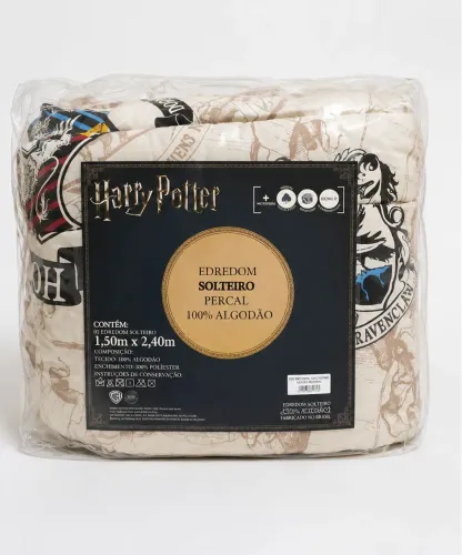 Edredom percal riachuelo Hogwarts 
