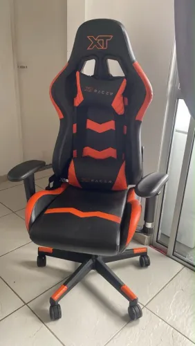 Cadeira Gamer XT Racer -Laranja c/ Preto