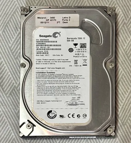 HD Seagate 500GB