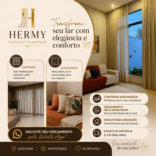 Hermy Cortinas SOB Medida e padrão 