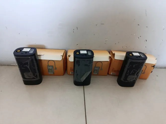 Mini compressor de ar 3 em 1