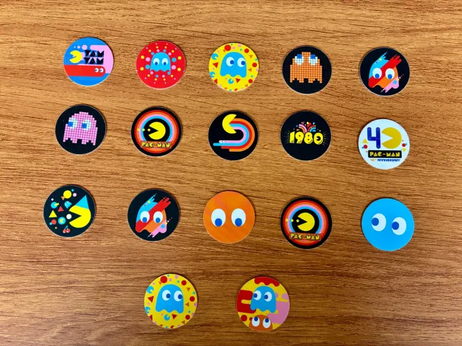 Tazos Pac Man Original Elma Chips - 17 unidades