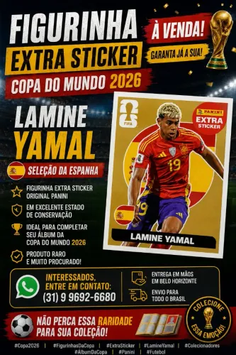 EXTRA STICKER LAMINE YAMAL FIFA PANINI 2026 *NEGOCIO*