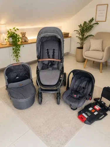 Carrinho de bebê ABC Design Completo - Estado de Novo! ?