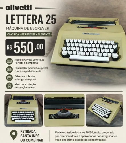 Máquina datilografia relíquia