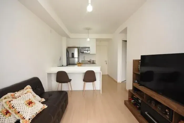 Apartamento BARRA FUNDA com 47.00 m² de rea útil, 1 dormitório, sala de estar, terraço, ar