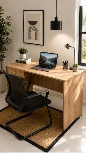 Mesa Book Clean Best Work. Medidas L90cm x P50cm x A74cm