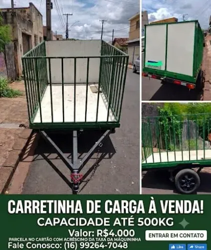 CARRETINHA ATE 500 KG DOCUMENTO OK
