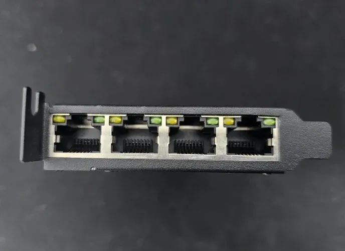 Placa de Rede PCIe x4 Quad Port RJ-45 2.5Gbps Chipset Intel i226-V
