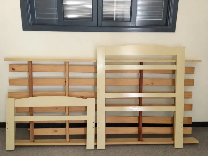 Vendo cama de solteiro resistente 